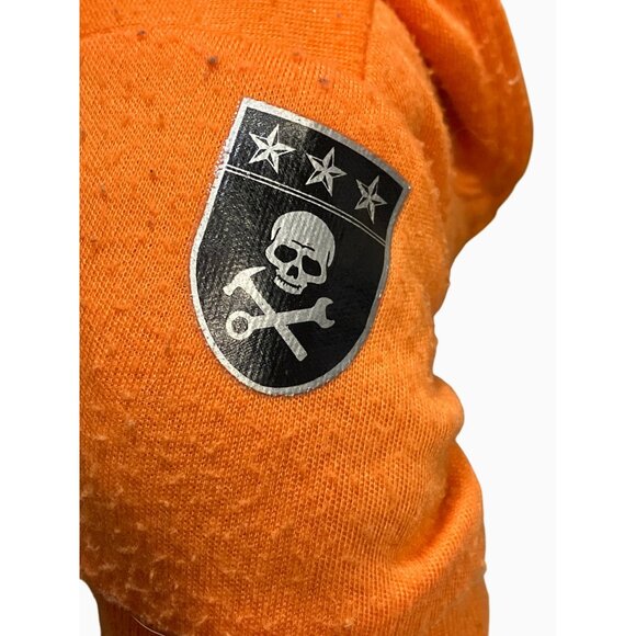 Build-A-Bear Workshop Green Alligator Plush Toy With Orange Hoodie & Denim Jeans - Picture 7 of 10